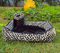 Grand panier confortable pour chien